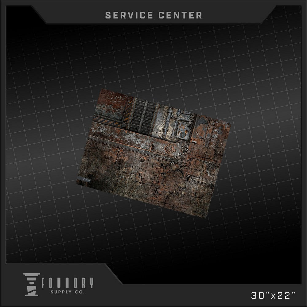 PREORDER Foundry Supply - BattleMat - Service Center (22x30)