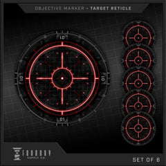 PREORDER Foundry Supply - Objective Marker - Target Reticle (7.5 Round)