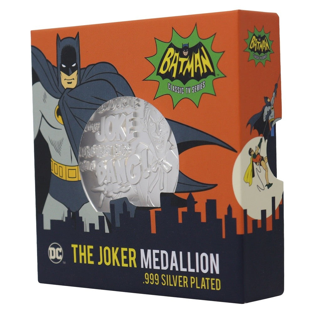 PREORDER DC Comics The Joker Limited Edition .999 Silver Plated Medallion