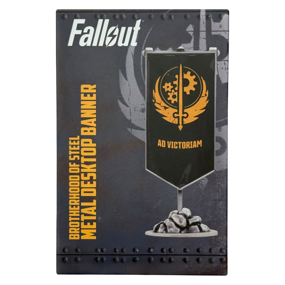 PREORDER Fallout Brotherhood of Steel Metal Banner-Limited Edition