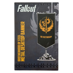 PREORDER Fallout Brotherhood of Steel Metal Banner-Limited Edition