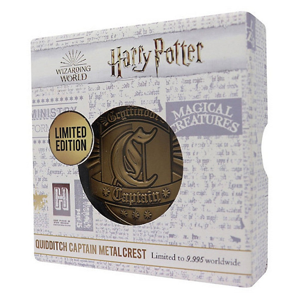PREORDER Harry Potter Limited Edition Gryffindor Captain Badge Medallion