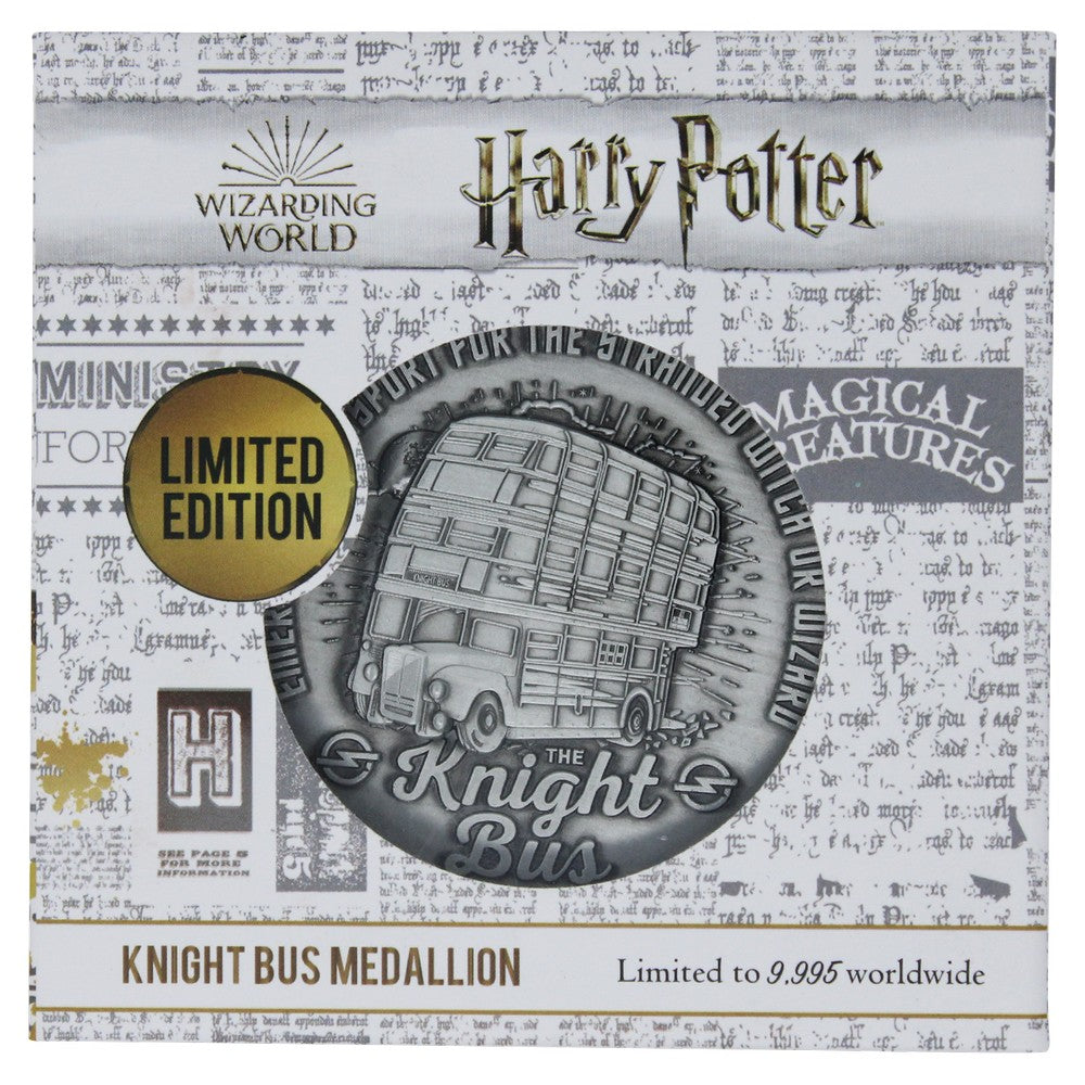 PREORDER Harry Potter Limited Edition Knight Bus Medallion