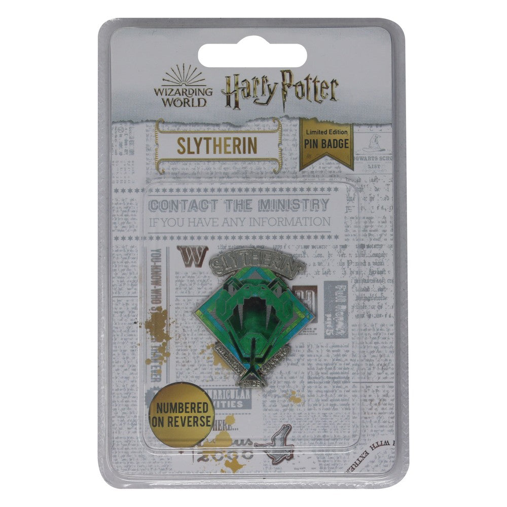 PREORDER Harry Potter Limited Edition Slytherin House Pin Badge