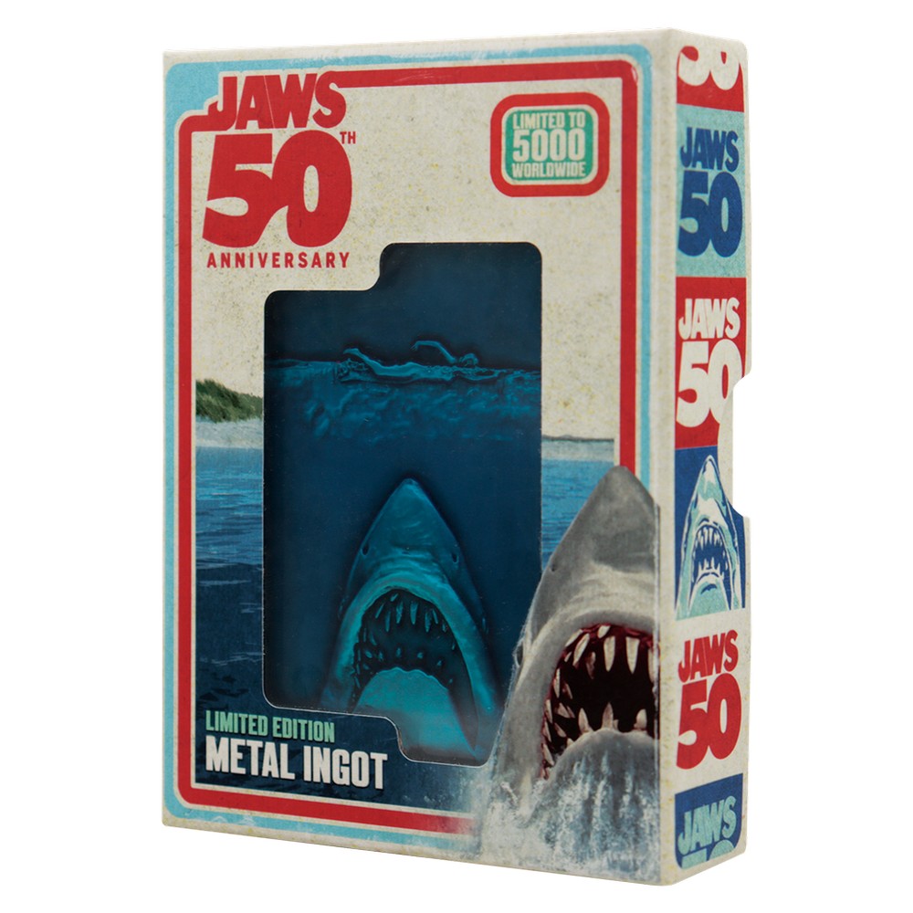 PREORDER Jaws 50th Anniversary Poster Ingot-Limited Edition