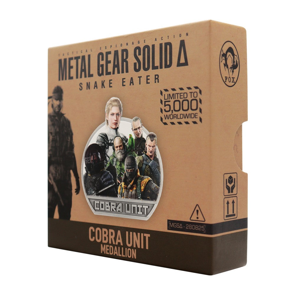 PREORDER Metal Gear Solid Delta Cobra Unit Medallion-Limited Edition