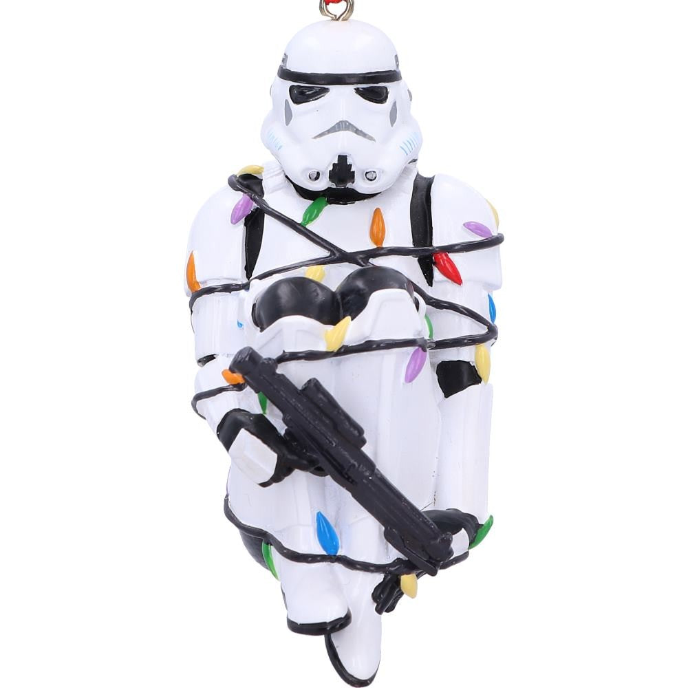 PREORDER Stormtrooper Ornament In Fairy Lights Hanging 9cm