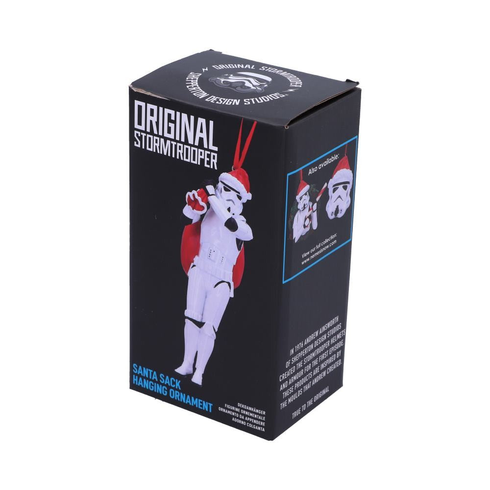 PREORDER Stormtrooper Ornament Santa Sack Hanging 13cm
