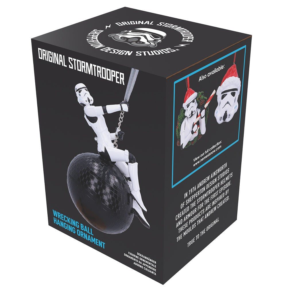 PREORDER Stormtrooper Ornament Wrecking Ball Hanging 12.5cm