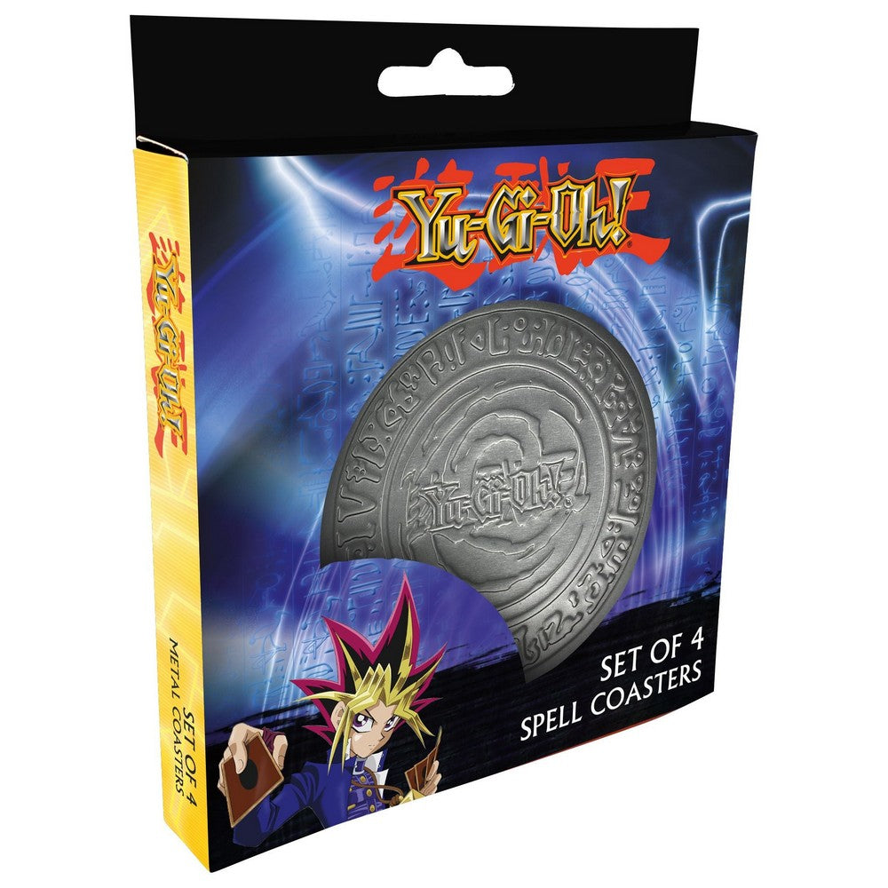 PREORDER Yu-Gi-Oh! Set of 4 Embossed Metal Coasters