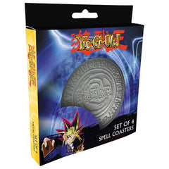 PREORDER Yu-Gi-Oh! Set of 4 Embossed Metal Coasters