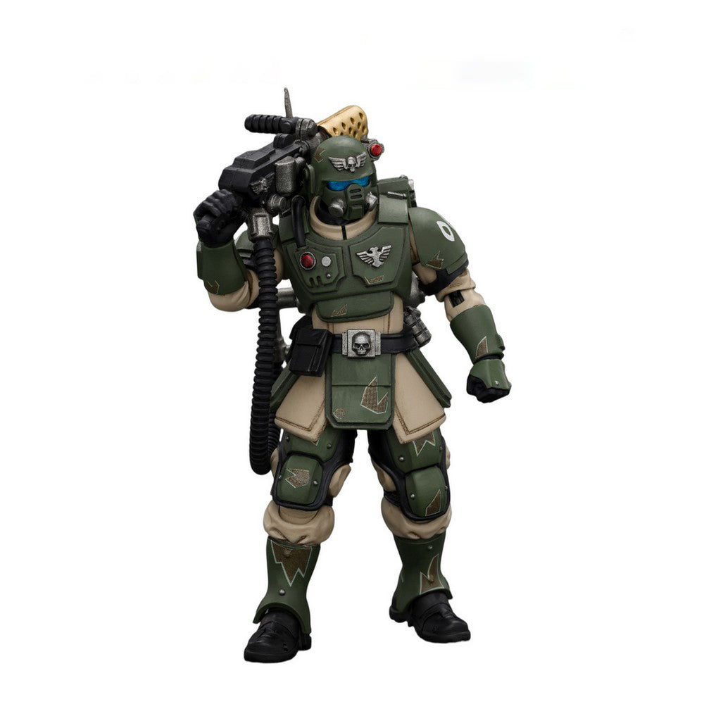 PREORDER Warhammer Collectibles: 1/18 Scale Astra Militarum Kasrkin with Flamer