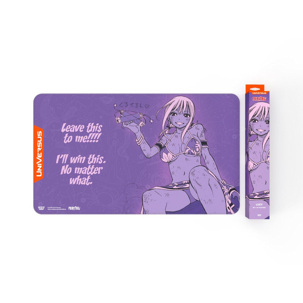 PREORDER UniVersus: Playmat  Fairy Tail: All Fired Up!  Lucy