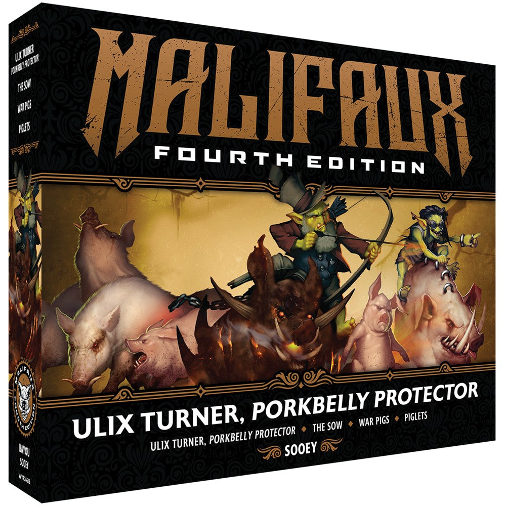 PREORDER Wyrd Games: Malifaux: Bayou: Ulix Turner - Porkbelly Protector