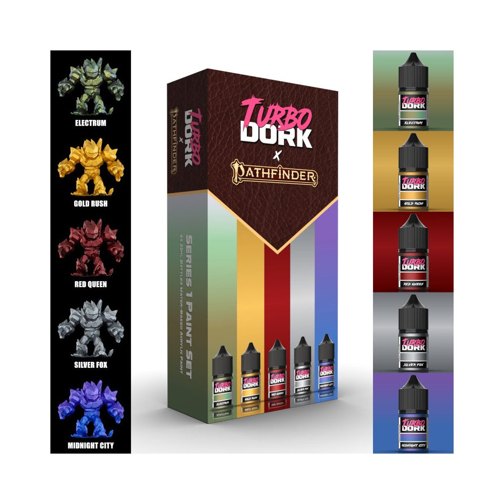 PREORDER Turbo Dork - Pathfinder X Turbo Dork Series 1 Paint Set (5 Bottles of Paint)