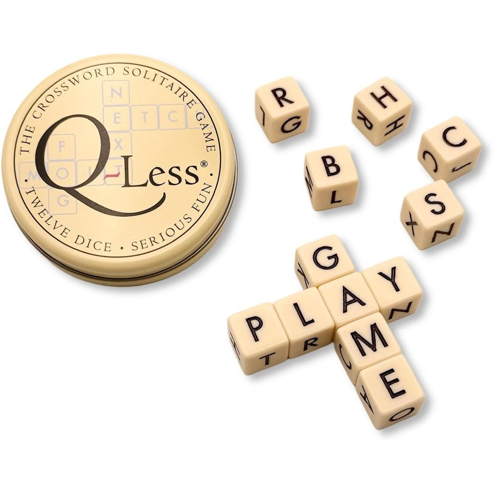 PREORDER Q-Less - Crossword Solitaire Game
