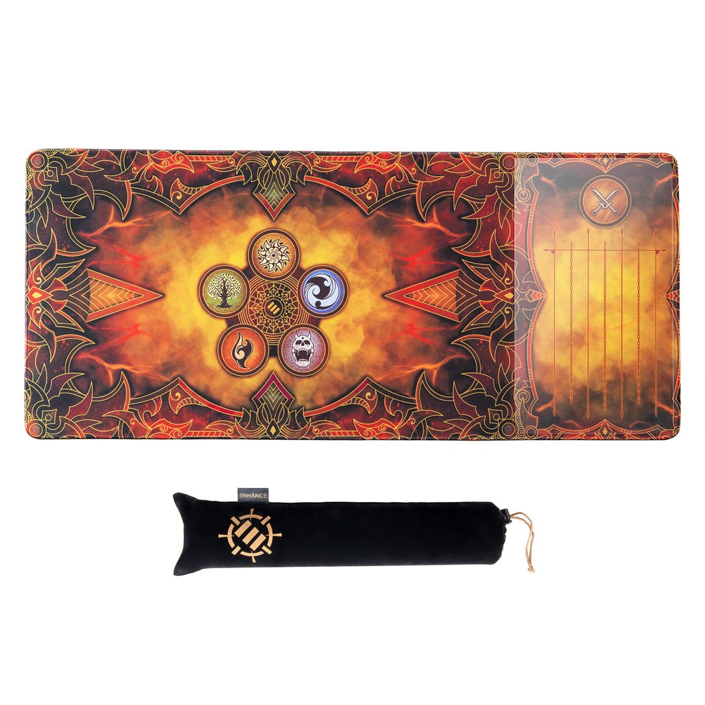 PREORDER ENHANCE Tabletop MTG Mat with Scoreboard - Orange