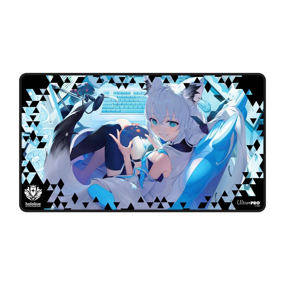 PREORDER Ultra Pro: UP16903 hololive Series 2 Black Stitched Playmat Shirakami Fubuki