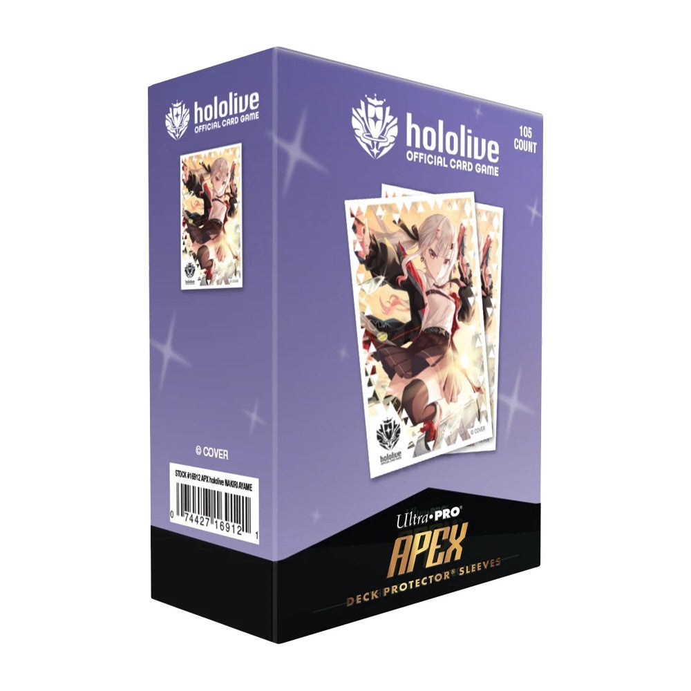 PREORDER Ultra Pro: UP16912 hololive Series 2 105ct APEX DECK PROTECTOR Sleeves Nakiri Ayame