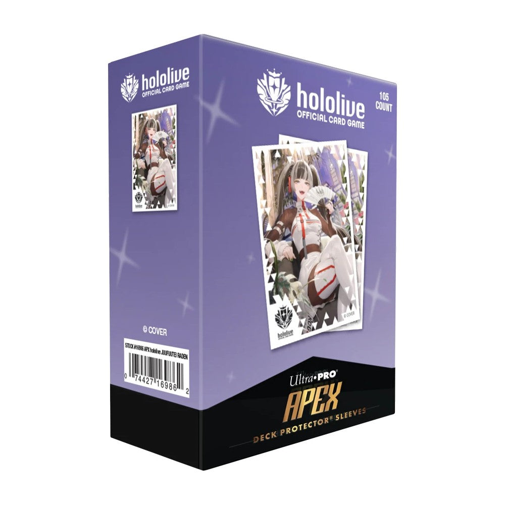 PREORDER Ultra Pro: UP16986 hololive Series 2 105ct APEX DECK PROTECTOR Sleeves Juufuutei Raden