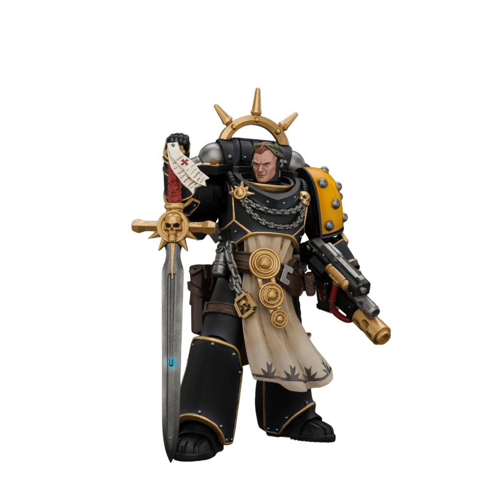 PREORDER Warhammer Collectibles: 1/18 Scale Imperial Fists Champion Consul with Combi-Melta and Power Sword
