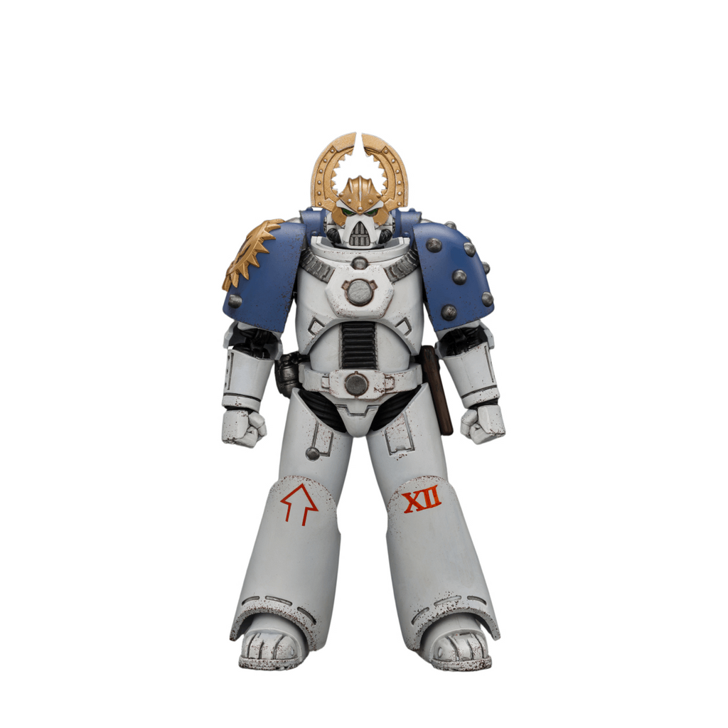 PREORDER Warhammer Collectibles: 1/18 Scale World Eaters MKVI Tactical Sergeant with Plasma Pistol and Power Sword