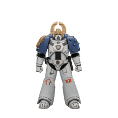PREORDER Warhammer Collectibles: 1/18 Scale World Eaters MKVI Tactical Sergeant with Plasma Pistol and Power Sword