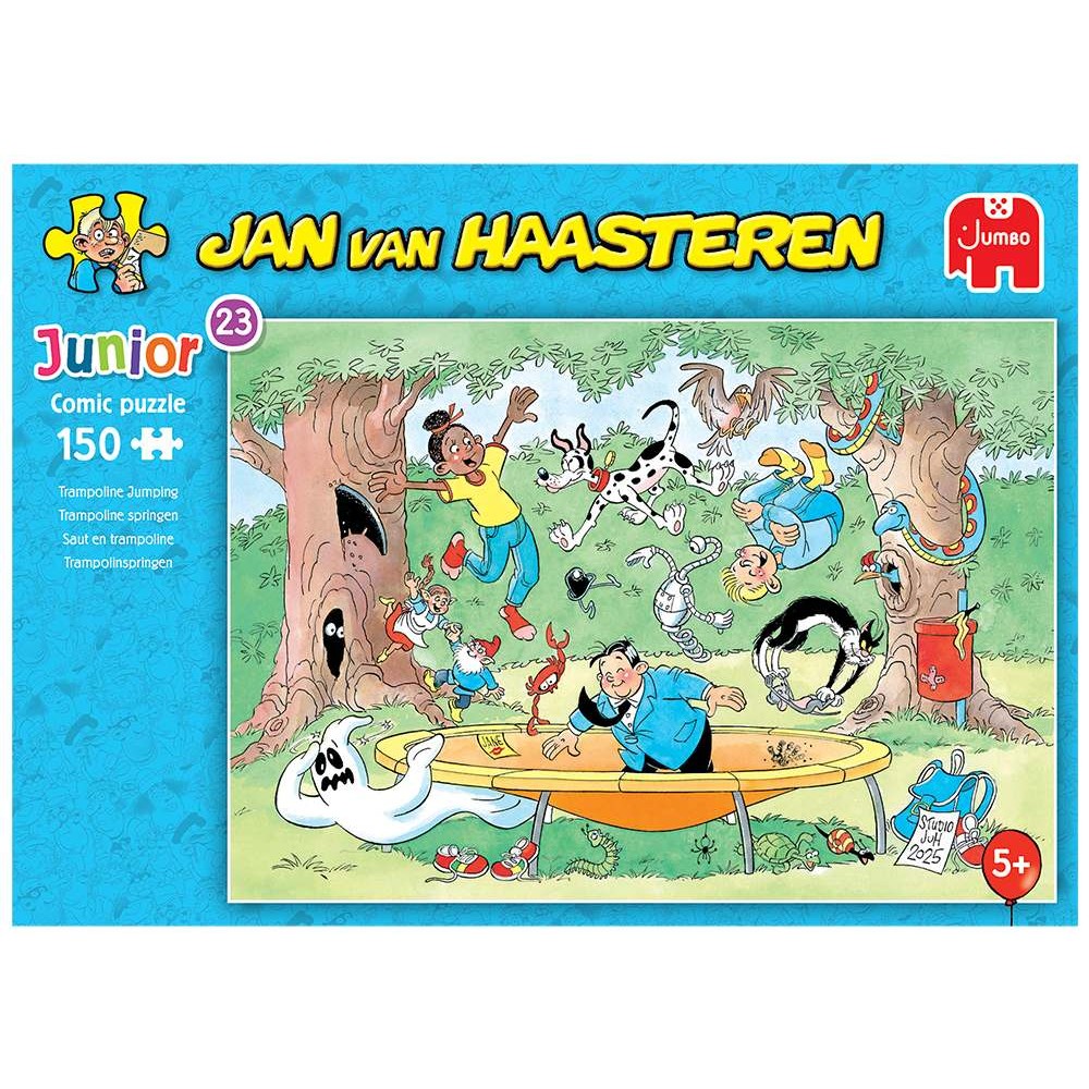 PREORDER Puzzle - Jumbo Jan van Haasteren Junior 23 - Trampoline Jumping 150Pc