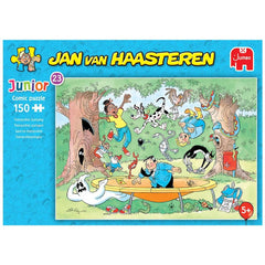 PREORDER Puzzle - Jumbo Jan van Haasteren Junior 23 - Trampoline Jumping 150Pc