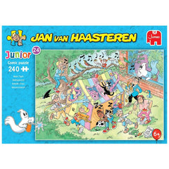 PREORDER Puzzle - Jumbo Jan van Haasteren Junior 24 - Water Fight 240Pc