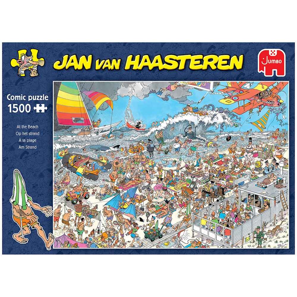 PREORDER Puzzle - Jumbo - Jan van Haasteren - At the Beach 1500pcs