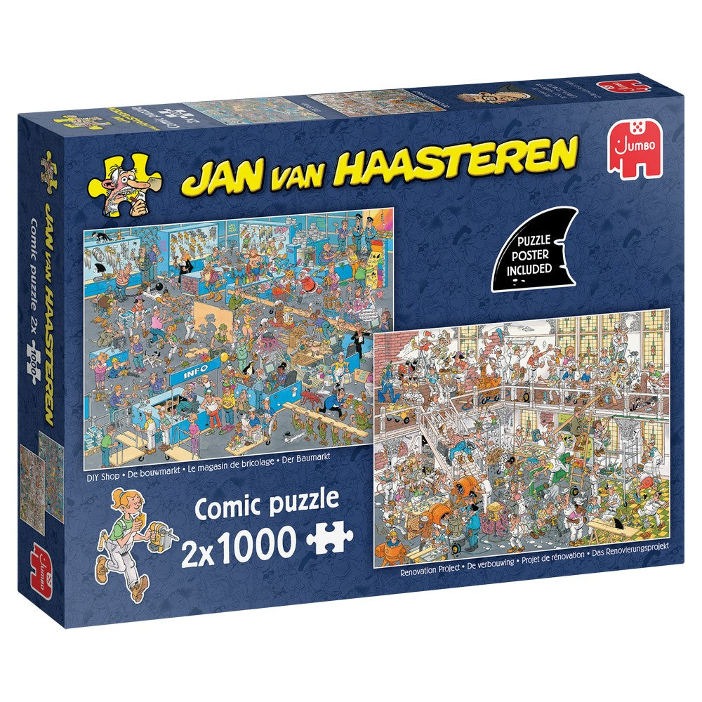 PREORDER Puzzle - Jumbo Jan van Haasteren - DIY Shop & Renovation Project 2x1000pc