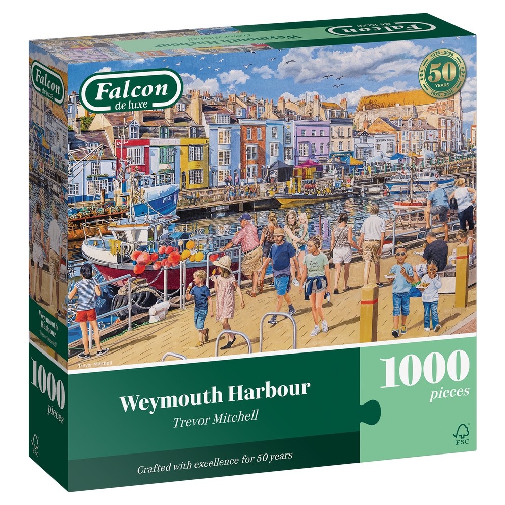 PREORDER Puzzle - Jumbo - Falcon - Weymouth Harbour (1000 pieces)