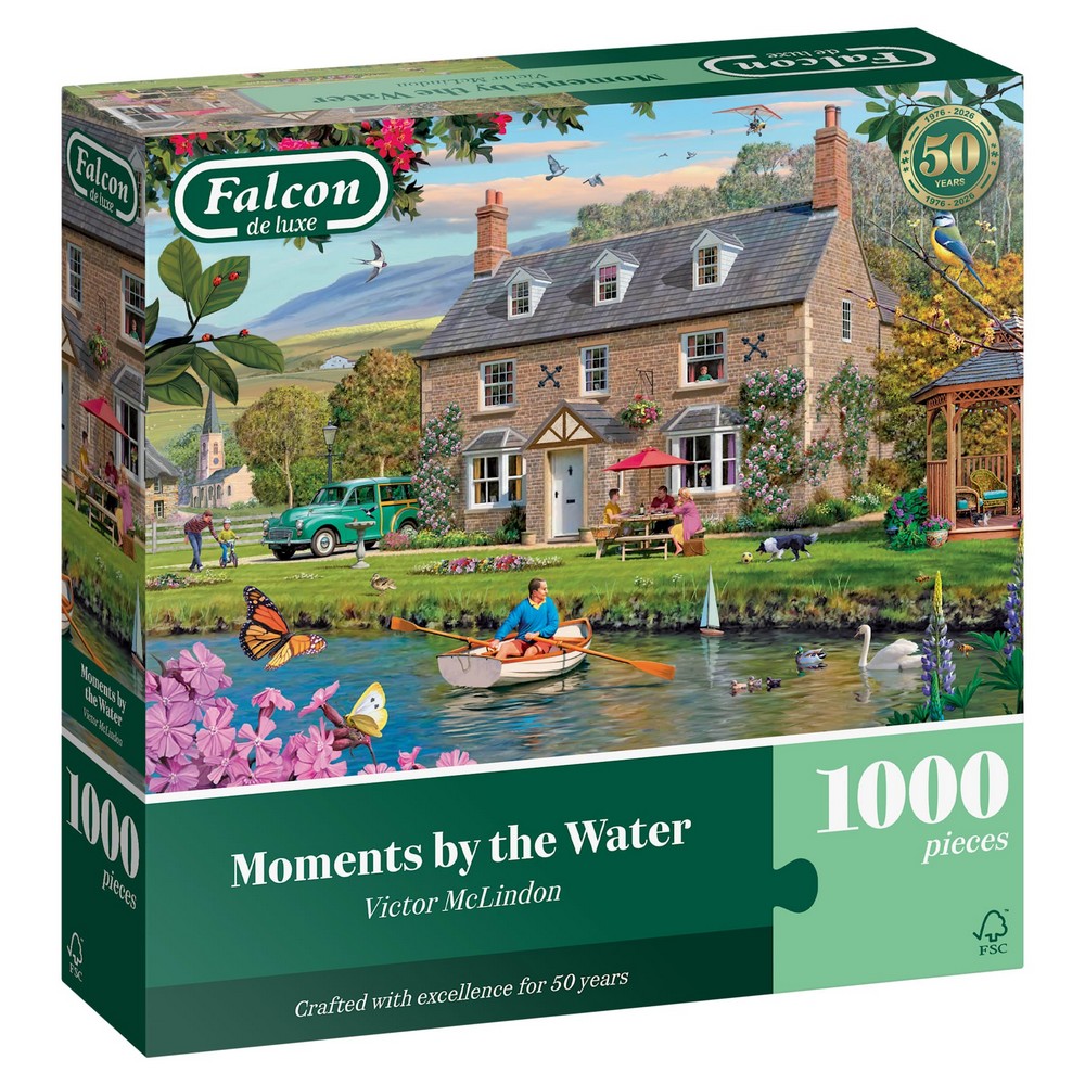 PREORDER Puzzle - Jumbo - Falcon - Moments by the Water (1000 pieces)