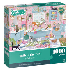 PREORDER Puzzle - Jumbo - Falcon - Tails in the Tub (1000 pieces)