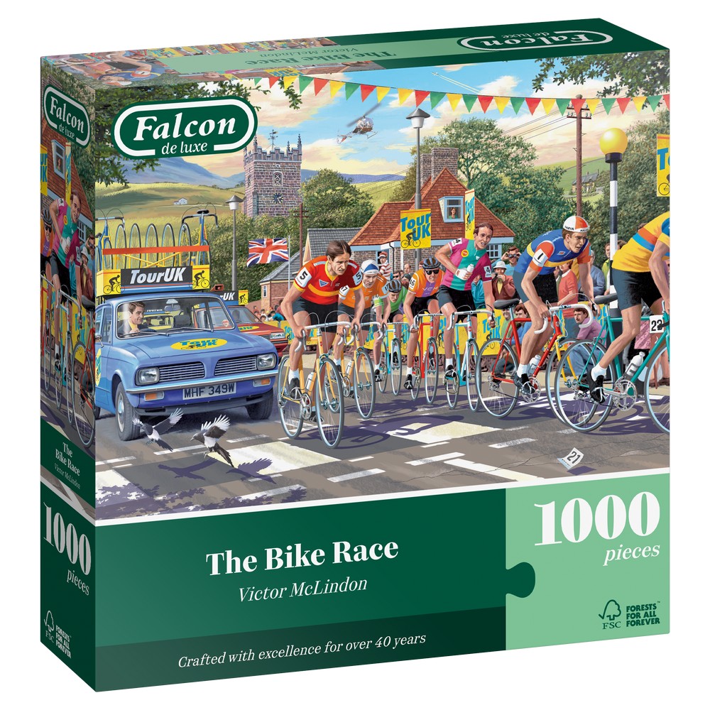 PREORDER Puzzle - Jumbo - Falcon - The Bike Race (1000 pieces)