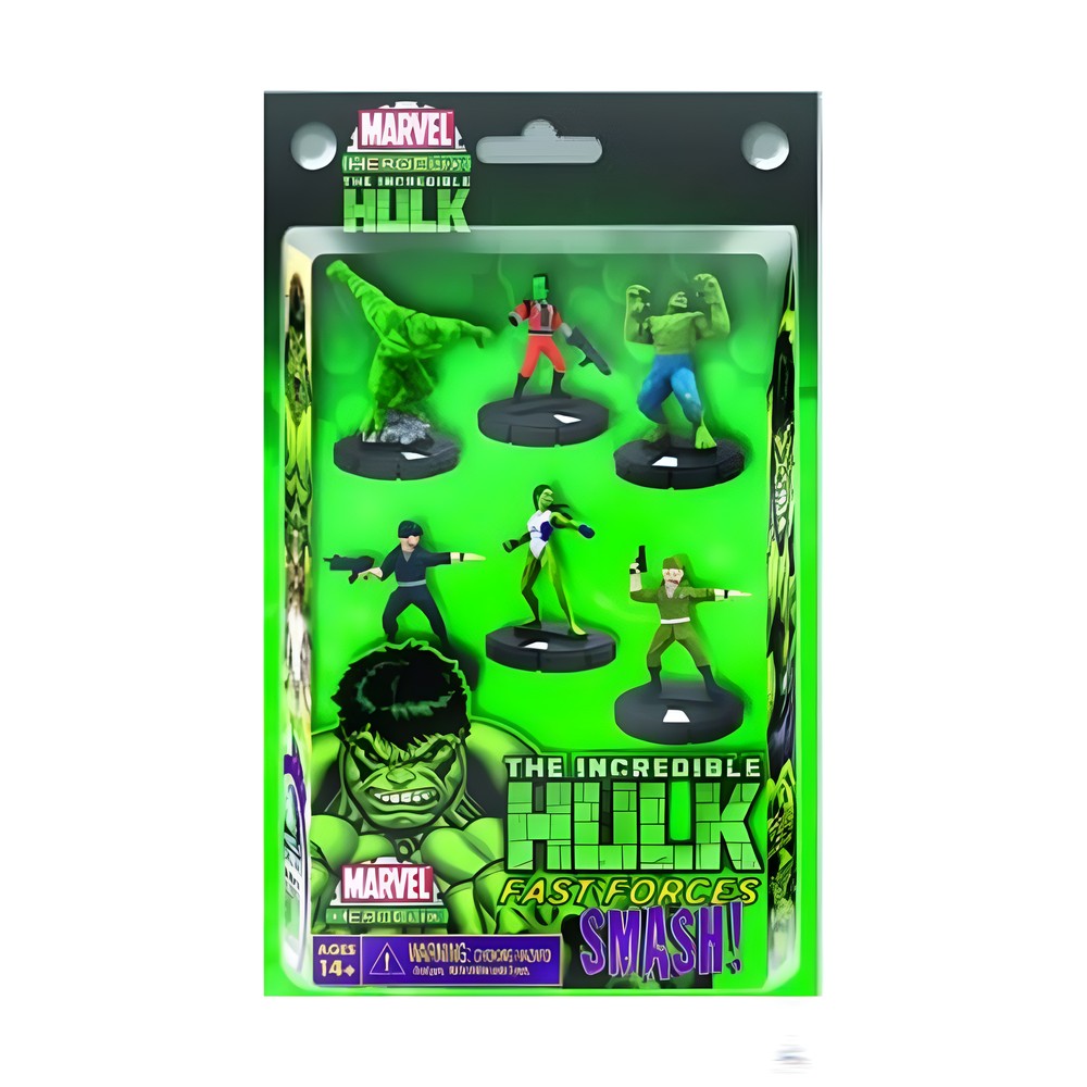 PREORDER Marvel HeroClix: Incredible Hulk Fast Forces 6-pack