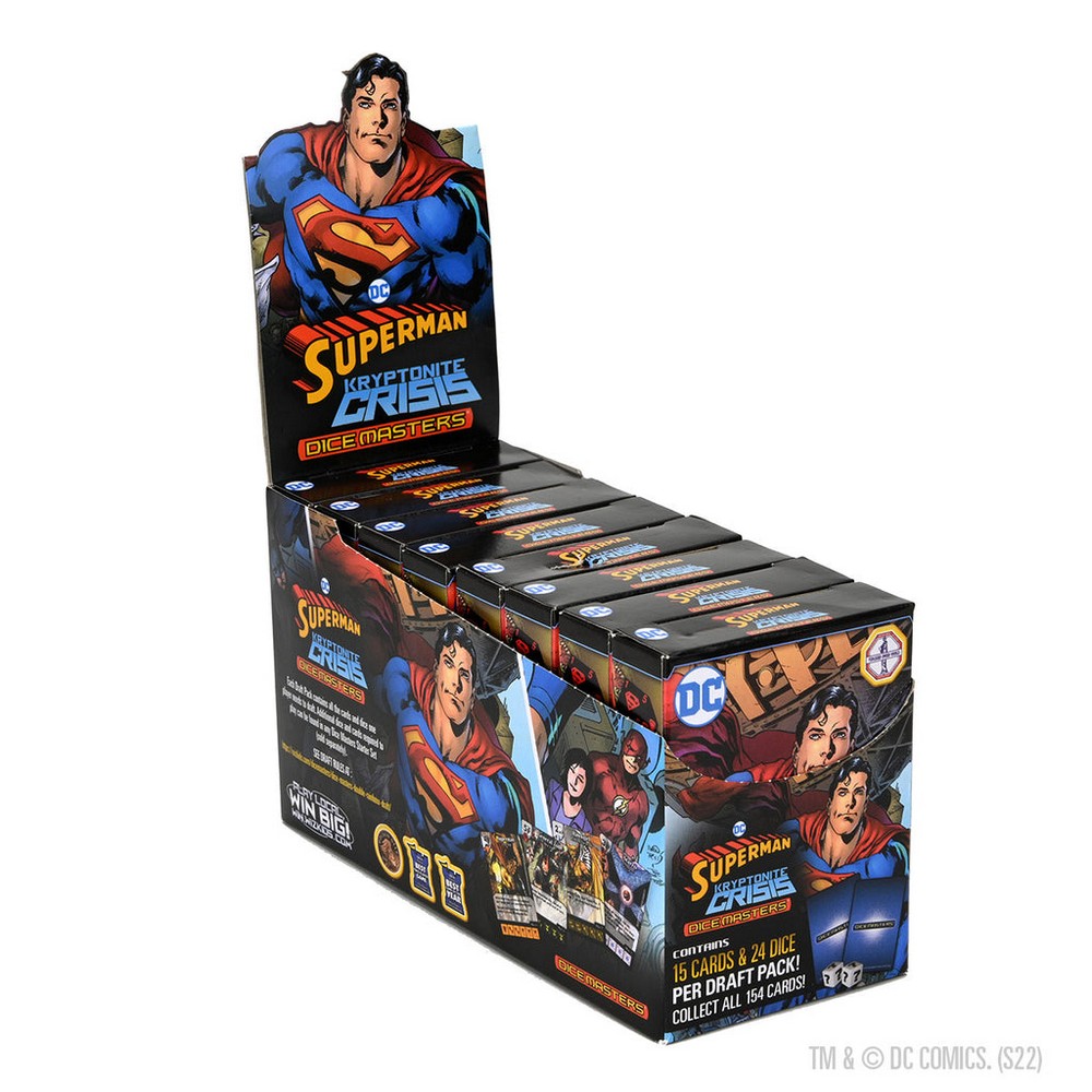 PREORDER DC Dice Masters: Superman Kryptonite Crisis Countertop Display