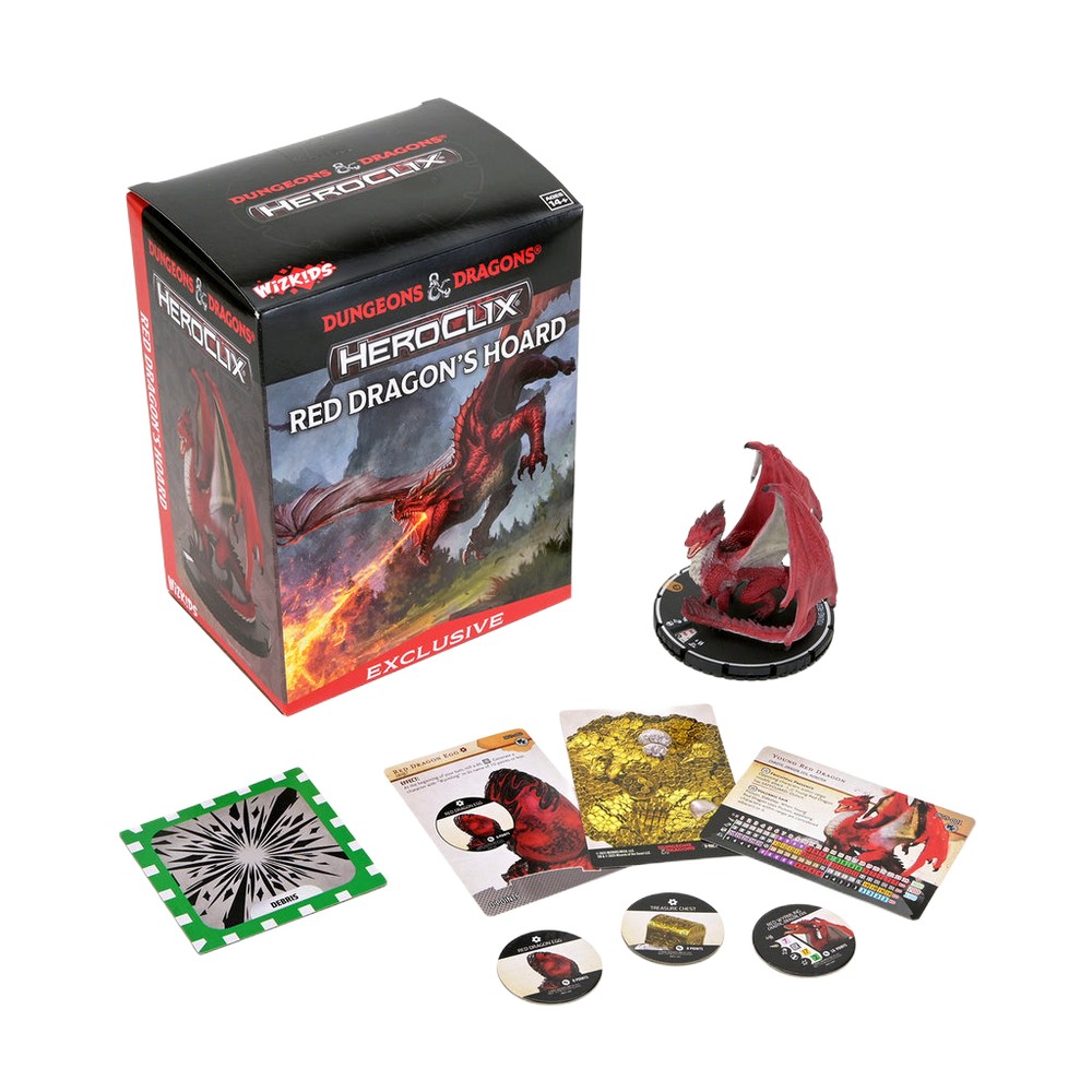 PREORDER Dungeons & Dragons HeroClix: Red Dragons Hoard