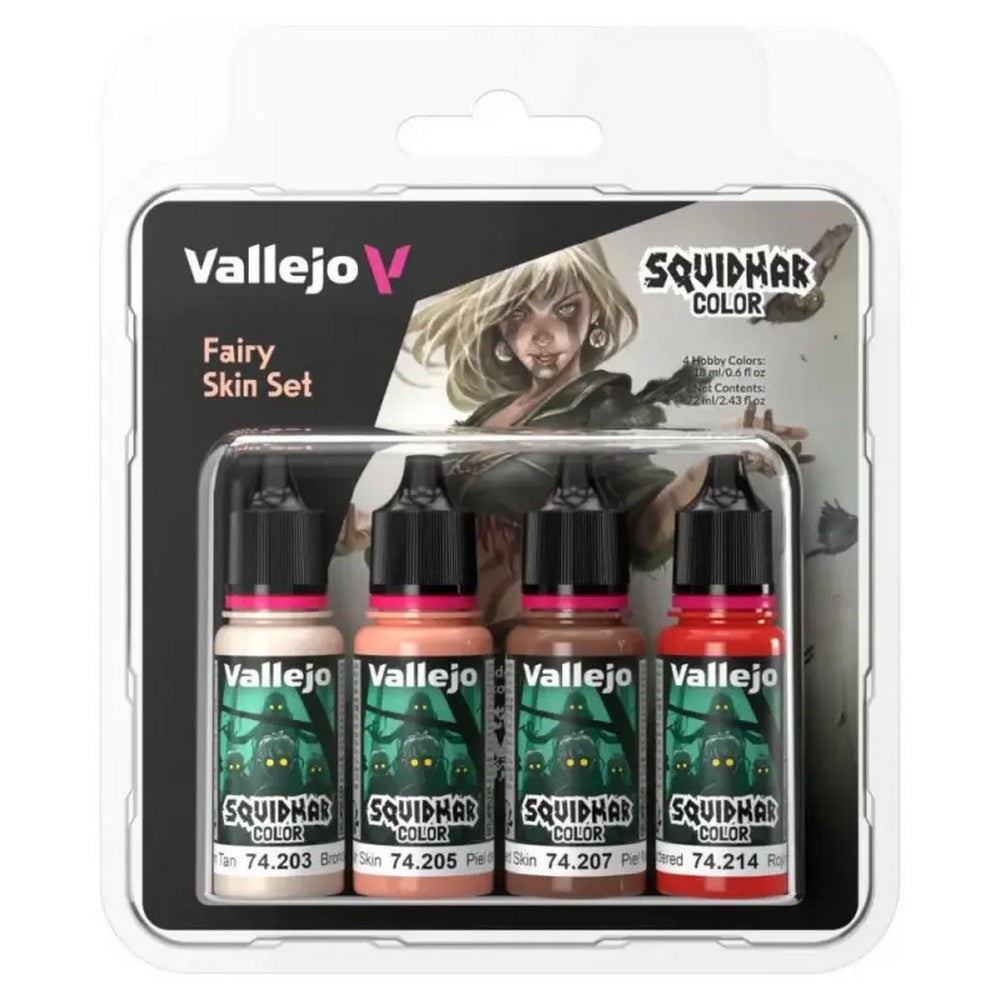 PREORDER Vallejo - Squidmar Color - Fairy Skin set (4)