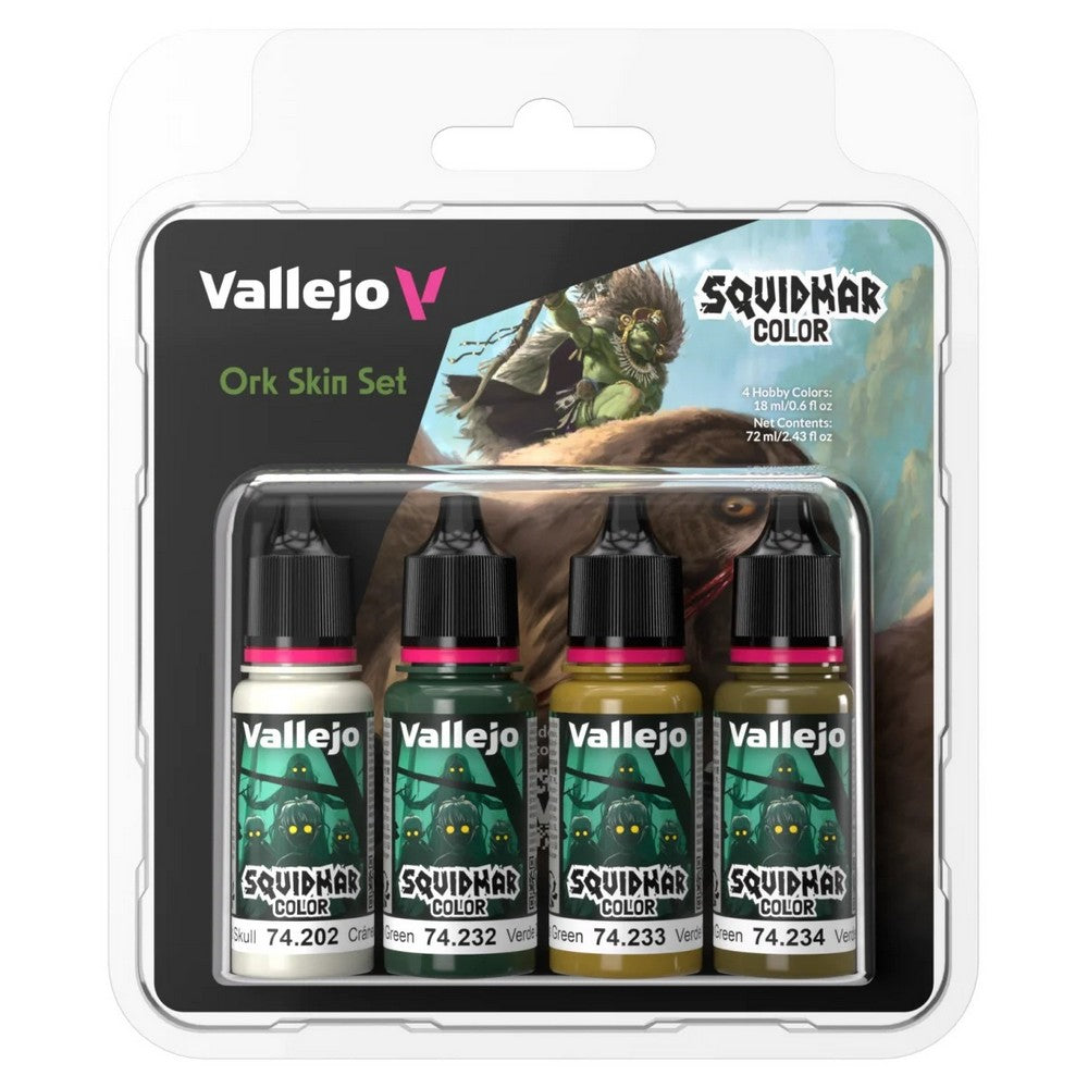 PREORDER Vallejo - Squidmar Color - Ork Skin set (4)