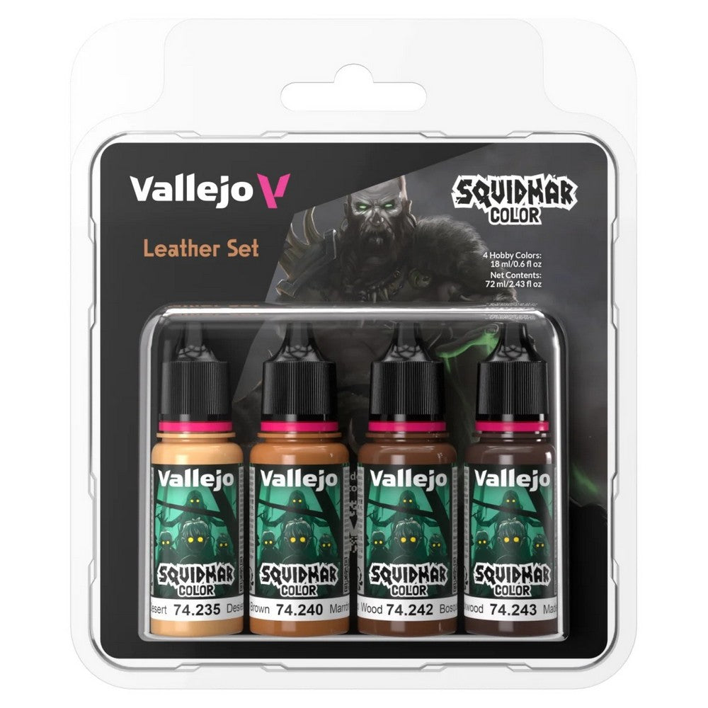 PREORDER Vallejo - Squidmar Color - Leather set (4)