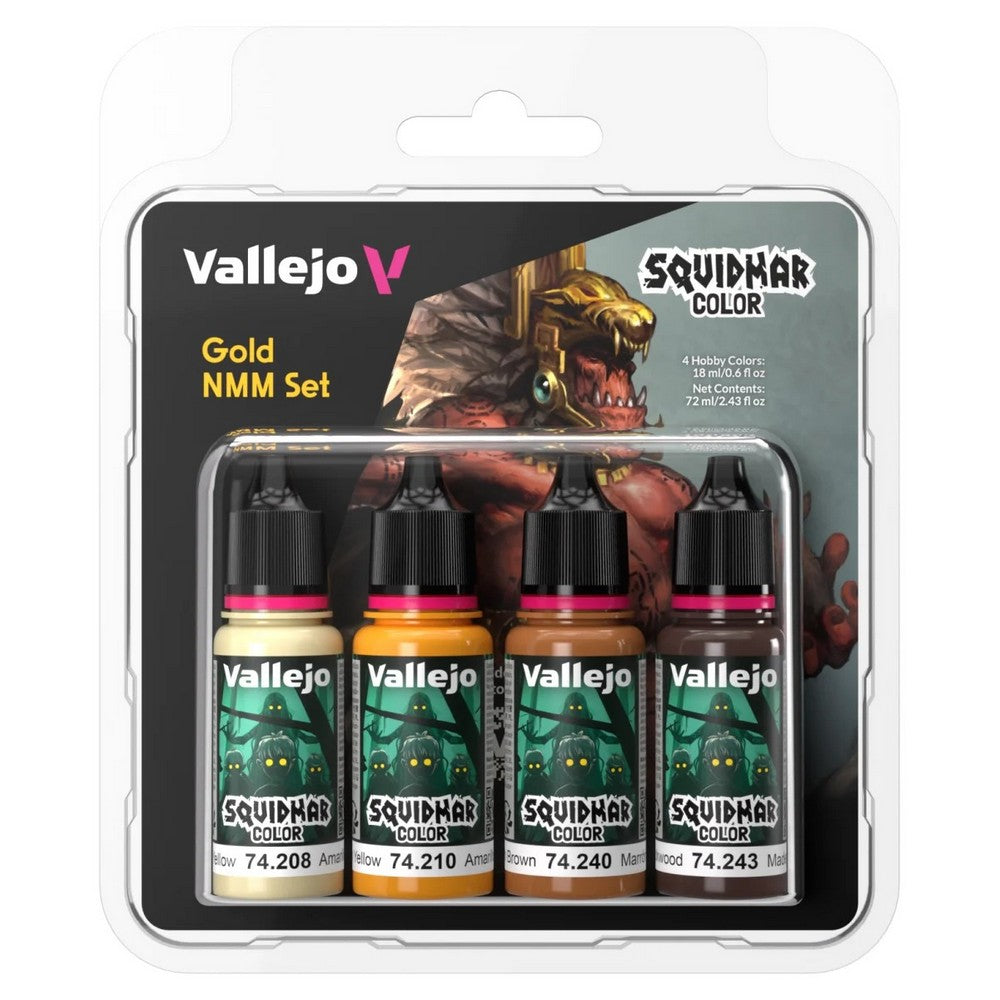 PREORDER Vallejo - Squidmar Color - Gold NMM set (4)