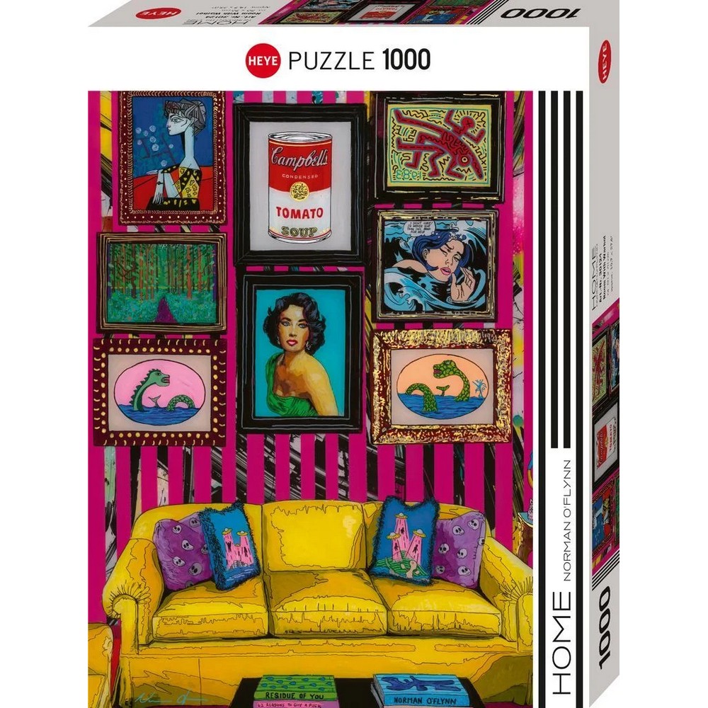PREORDER Puzzle - Heye - Home - Room With Warhol - 1000pc
