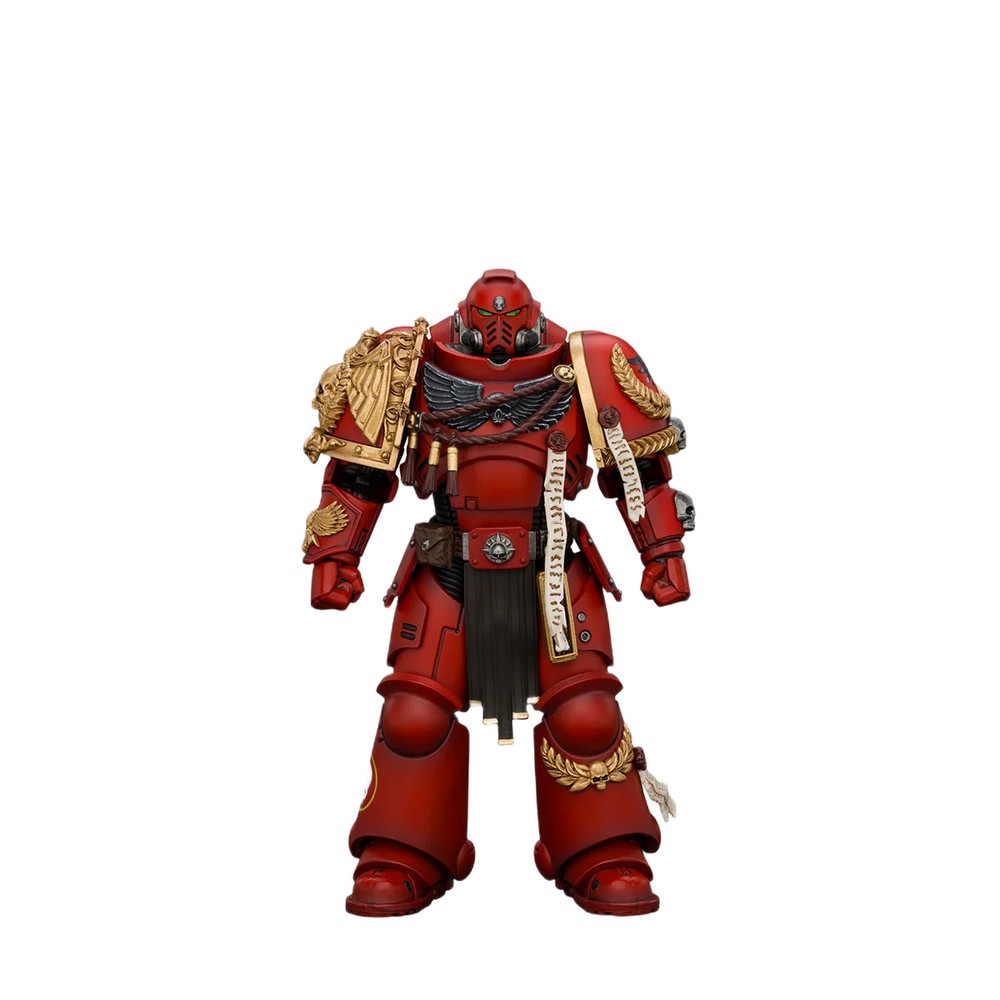 PREORDER Warhammer Collectibles: 1/18 Scale Blood Angels Veteran with Bolt Rifle and assorted Weapons