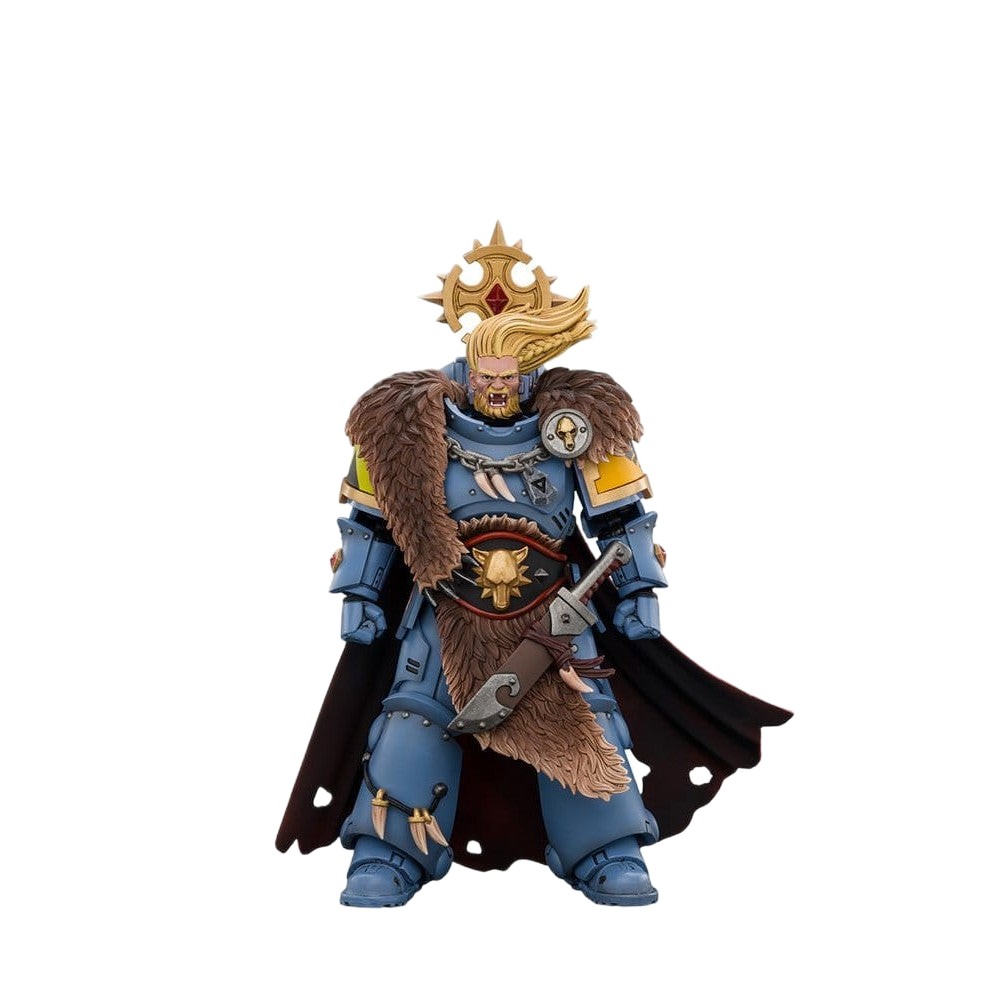 PREORDER Warhammer Collectibles: 1/18 Scale Space Wolves Wolf Guard Battle Leader with assorted Weapons