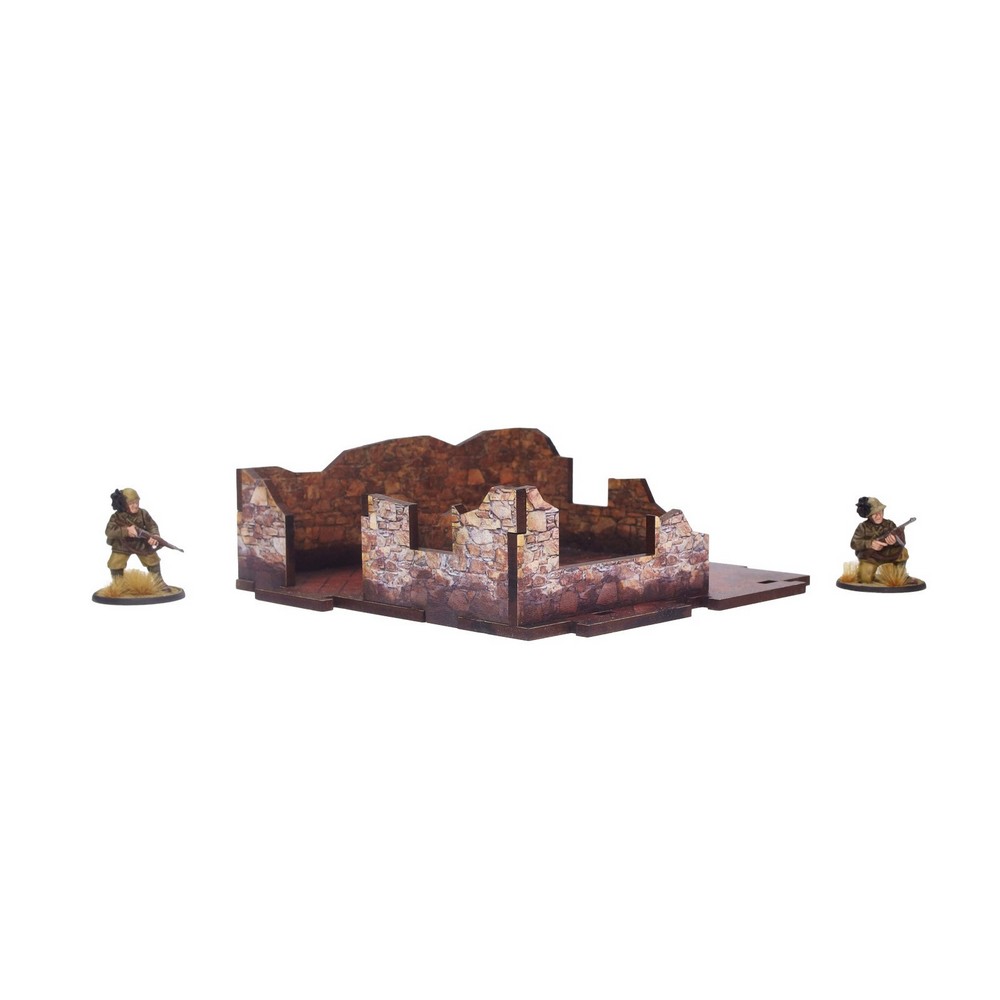 PREORDER Micro Art Studio - WW2 Italy Corner Cafe PREPAINTED [28mm/1:56]
