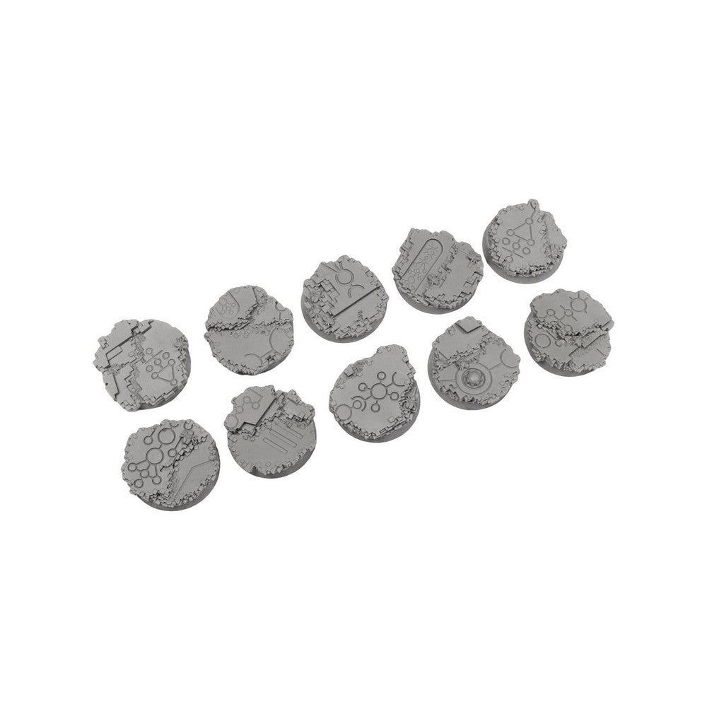 PREORDER Micro Art Studio - Living Metal Round 32mm (5 bases) UNPAINTED [28mm/1:56]