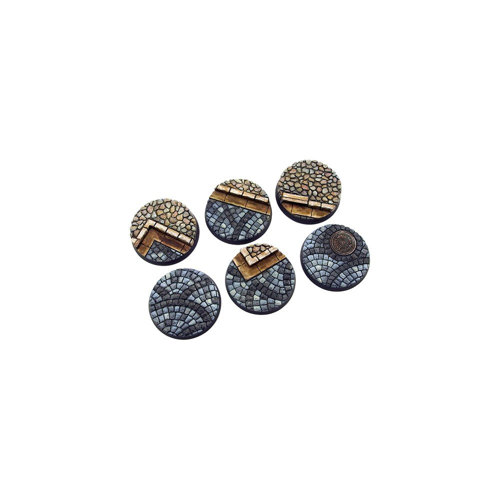 PREORDER Micro Art Studio - Cobblestone Round 40mm (2 bases) UNPAINTED [28mm/1:56]