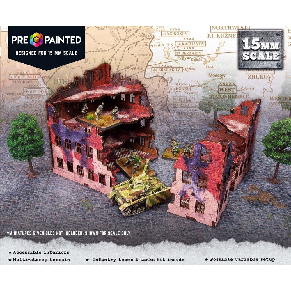 PREORDER Historical WW2 Blocks of Flats [15mm / 1:100]